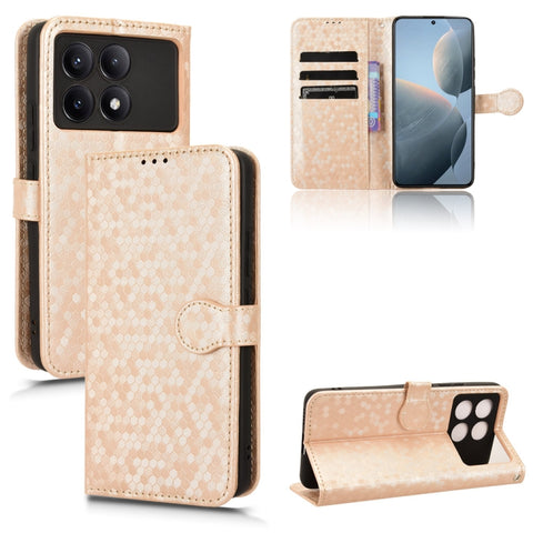 Honeycomb Dot Texture Leather Phone Case, For Xiaomi Redmi 13C / Poco C65, For Xiaomi 14 Pro, For Xiaomi Redmi Note 13 Pro+ 5G, For Xiaomi Redmi K70 5G / K70 Pro 5G, For Xiaomi Redmi Note 12S 4G, For Xiaomi 13 Ultra