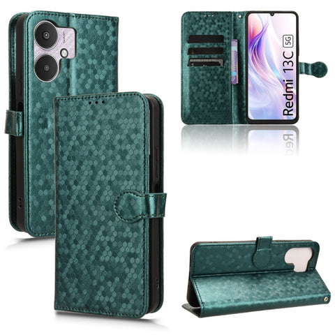 Honeycomb Dot Texture Leather Phone Case, For Xiaomi Poco F6 /Redmi Turbo 3, For Xiaomi Civi 4 Pro, For Xiaomi Poco M6 Pro 4G, For Xiaomi Redmi A3, For Xiaomi Redmi Note 13 Pro 4G Global, For Xiaomi Redmi Note 13 4G, For Xiaomi Redmi 13C 5G / 4G       ...
