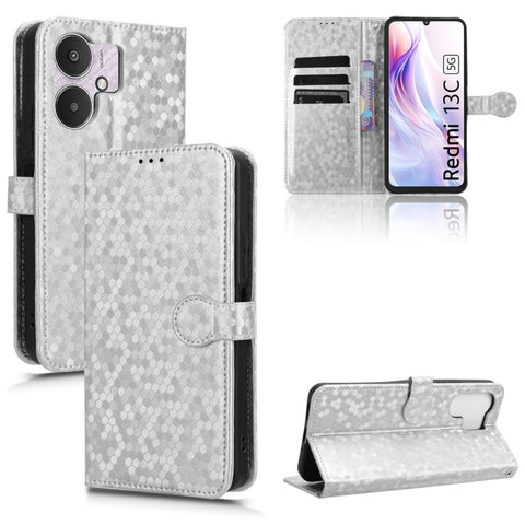 Honeycomb Dot Texture Leather Phone Case, For Xiaomi Poco F6 /Redmi Turbo 3, For Xiaomi Civi 4 Pro, For Xiaomi Poco M6 Pro 4G, For Xiaomi Redmi A3, For Xiaomi Redmi Note 13 Pro 4G Global, For Xiaomi Redmi Note 13 4G, For Xiaomi Redmi 13C 5G / 4G       ...