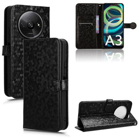 Honeycomb Dot Texture Leather Phone Case, For Xiaomi Poco F6 /Redmi Turbo 3, For Xiaomi Civi 4 Pro, For Xiaomi Poco M6 Pro 4G, For Xiaomi Redmi A3, For Xiaomi Redmi Note 13 Pro 4G Global, For Xiaomi Redmi Note 13 4G, For Xiaomi Redmi 13C 5G / 4G       ...