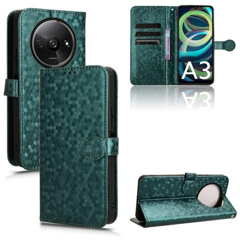 Honeycomb Dot Texture Leather Phone Case, For Xiaomi Poco F6 /Redmi Turbo 3, For Xiaomi Civi 4 Pro, For Xiaomi Poco M6 Pro 4G, For Xiaomi Redmi A3, For Xiaomi Redmi Note 13 Pro 4G Global, For Xiaomi Redmi Note 13 4G, For Xiaomi Redmi 13C 5G / 4G       ...