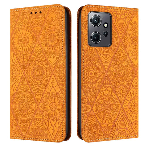 Ethnic Embossed Adsorption Leather Phone Case, For Xiaomi Redmi 13 4G, For Xiaomi Redmi Note 13 5G, For Xiaomi Redmi 13C, For Xiaomi Redmi Note 13 Pro 5G, For Redmi Note 12 Pro 4G, For Redmi Note 12 4G Global, For Redmi Note 12 Pro 5G Global           ...