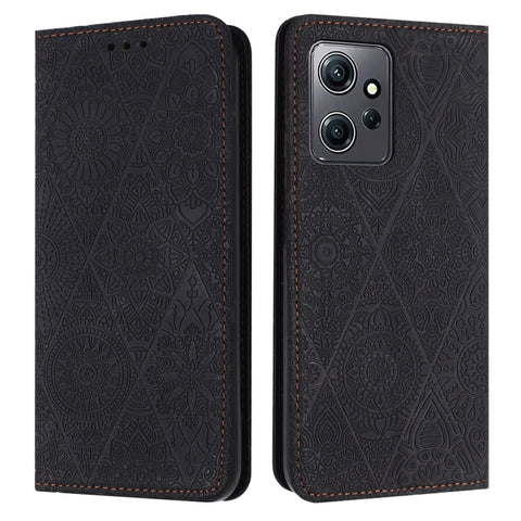 Ethnic Embossed Adsorption Leather Phone Case, For Xiaomi Redmi 13 4G, For Xiaomi Redmi Note 13 5G, For Xiaomi Redmi 13C, For Xiaomi Redmi Note 13 Pro 5G, For Redmi Note 12 Pro 4G, For Redmi Note 12 4G Global, For Redmi Note 12 Pro 5G Global           ...