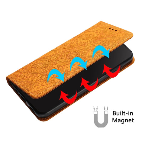 Ethnic Embossed Adsorption Leather Phone Case, For Redmi Note 9 Pro, For Redmi Note 8T, For Redmi Note 8, For Redmi Note 8 Pro, For Redmi Note 7 / 7 Pro
