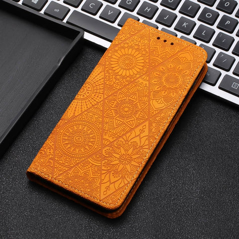Ethnic Embossed Adsorption Leather Phone Case, For Redmi Note 9 Pro, For Redmi Note 8T, For Redmi Note 8, For Redmi Note 8 Pro, For Redmi Note 7 / 7 Pro