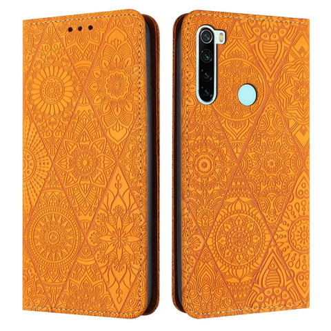 Ethnic Embossed Adsorption Leather Phone Case, For Redmi Note 9 Pro, For Redmi Note 8T, For Redmi Note 8, For Redmi Note 8 Pro, For Redmi Note 7 / 7 Pro