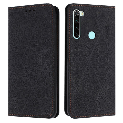 Ethnic Embossed Adsorption Leather Phone Case, For Redmi Note 9 Pro, For Redmi Note 8T, For Redmi Note 8, For Redmi Note 8 Pro, For Redmi Note 7 / 7 Pro