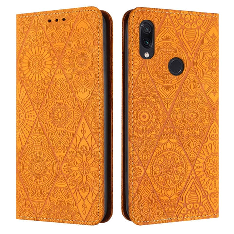 Ethnic Embossed Adsorption Leather Phone Case, For Redmi Note 9 Pro, For Redmi Note 8T, For Redmi Note 8, For Redmi Note 8 Pro, For Redmi Note 7 / 7 Pro
