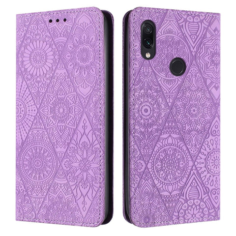 Ethnic Embossed Adsorption Leather Phone Case, For Redmi Note 9 Pro, For Redmi Note 8T, For Redmi Note 8, For Redmi Note 8 Pro, For Redmi Note 7 / 7 Pro