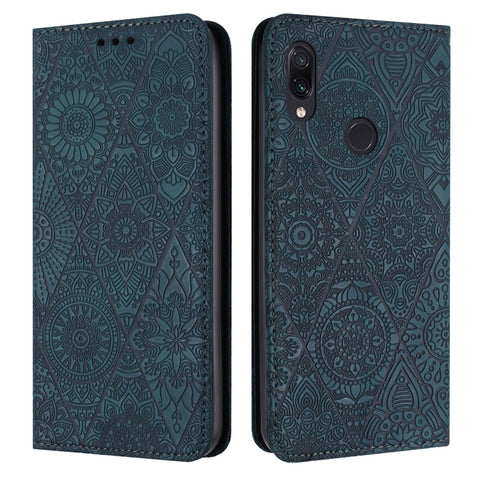 Ethnic Embossed Adsorption Leather Phone Case, For Redmi Note 9 Pro, For Redmi Note 8T, For Redmi Note 8, For Redmi Note 8 Pro, For Redmi Note 7 / 7 Pro