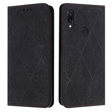 Ethnic Embossed Adsorption Leather Phone Case, For Redmi Note 9 Pro, For Redmi Note 8T, For Redmi Note 8, For Redmi Note 8 Pro, For Redmi Note 7 / 7 Pro