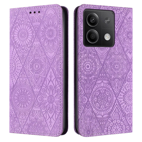 Ethnic Embossed Adsorption Leather Phone Case, For Xiaomi Redmi 13 4G, For Xiaomi Redmi Note 13 5G, For Xiaomi Redmi 13C, For Xiaomi Redmi Note 13 Pro 5G, For Redmi Note 12 Pro 4G, For Redmi Note 12 4G Global, For Redmi Note 12 Pro 5G Global           ...