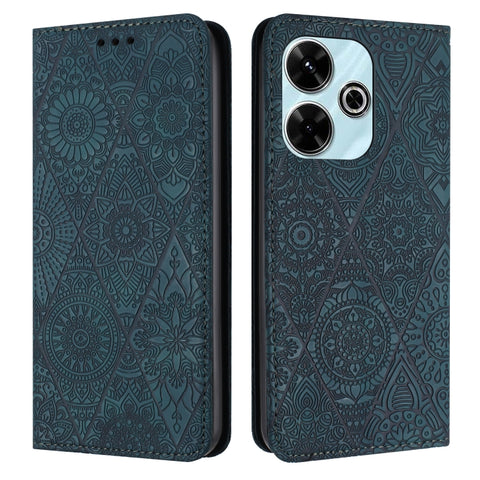 Ethnic Embossed Adsorption Leather Phone Case, For Xiaomi Redmi 13 4G, For Xiaomi Redmi Note 13 5G, For Xiaomi Redmi 13C, For Xiaomi Redmi Note 13 Pro 5G, For Redmi Note 12 Pro 4G, For Redmi Note 12 4G Global, For Redmi Note 12 Pro 5G Global           ...