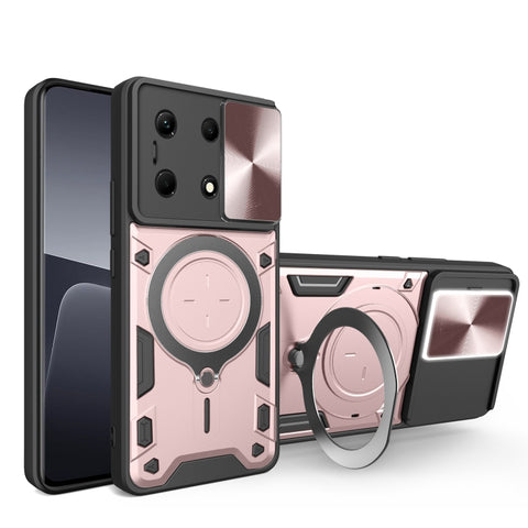 CD Texture Sliding Camshield Magnetic Holder Phone Case, For Infinix Hot 50 4G, For Infinix Note 40 5G, For Infinix Smart 8 Plus, For Infinix GT 20 Pro, For Infinix Hot 40i / Smart 8, For Infinix Note 30 4G/5G, For Infinix Note 30 Pro 4G               ...