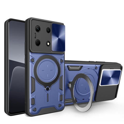 CD Texture Sliding Camshield Magnetic Holder Phone Case, For Infinix Hot 50 4G, For Infinix Note 40 5G, For Infinix Smart 8 Plus, For Infinix GT 20 Pro, For Infinix Hot 40i / Smart 8, For Infinix Note 30 4G/5G, For Infinix Note 30 Pro 4G               ...
