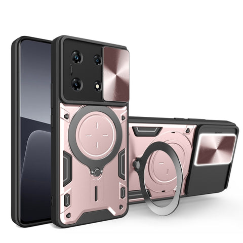 CD Texture Sliding Camshield Magnetic Holder Phone Case, For Infinix Hot 50 4G, For Infinix Note 40 5G, For Infinix Smart 8 Plus, For Infinix GT 20 Pro, For Infinix Hot 40i / Smart 8, For Infinix Note 30 4G/5G, For Infinix Note 30 Pro 4G               ...