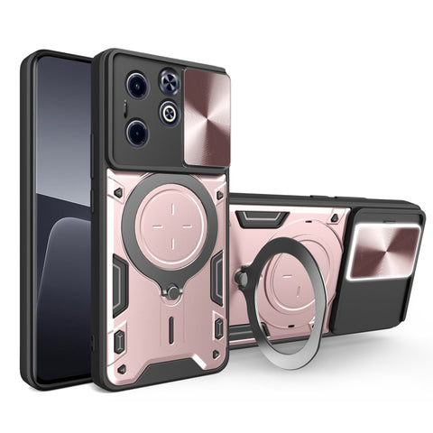 CD Texture Sliding Camshield Magnetic Holder Phone Case, For Infinix Hot 50 4G, For Infinix Note 40 5G, For Infinix Smart 8 Plus, For Infinix GT 20 Pro, For Infinix Hot 40i / Smart 8, For Infinix Note 30 4G/5G, For Infinix Note 30 Pro 4G               ...