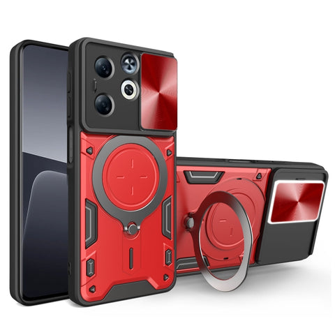 CD Texture Sliding Camshield Magnetic Holder Phone Case, For Infinix Hot 50 4G, For Infinix Note 40 5G, For Infinix Smart 8 Plus, For Infinix GT 20 Pro, For Infinix Hot 40i / Smart 8, For Infinix Note 30 4G/5G, For Infinix Note 30 Pro 4G               ...