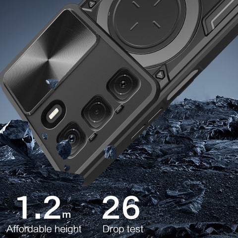CD Texture Sliding Camshield Magnetic Holder Phone Case, For Infinix Hot 50 4G, For Infinix Note 40 5G, For Infinix Smart 8 Plus, For Infinix GT 20 Pro, For Infinix Hot 40i / Smart 8, For Infinix Note 30 4G/5G, For Infinix Note 30 Pro 4G               ...