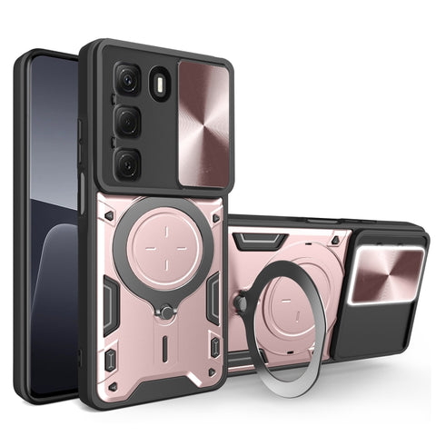 CD Texture Sliding Camshield Magnetic Holder Phone Case, For Infinix Hot 50 4G, For Infinix Note 40 5G, For Infinix Smart 8 Plus, For Infinix GT 20 Pro, For Infinix Hot 40i / Smart 8, For Infinix Note 30 4G/5G, For Infinix Note 30 Pro 4G               ...