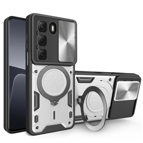 CD Texture Sliding Camshield Magnetic Holder Phone Case, For Infinix Hot 50 4G, For Infinix Note 40 5G, For Infinix Smart 8 Plus, For Infinix GT 20 Pro, For Infinix Hot 40i / Smart 8, For Infinix Note 30 4G/5G, For Infinix Note 30 Pro 4G               ...