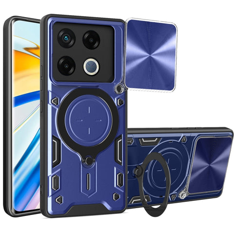 CD Texture Sliding Camshield Magnetic Holder Phone Case, For Infinix Hot 50 4G, For Infinix Note 40 5G, For Infinix Smart 8 Plus, For Infinix GT 20 Pro, For Infinix Hot 40i / Smart 8, For Infinix Note 30 4G/5G, For Infinix Note 30 Pro 4G               ...