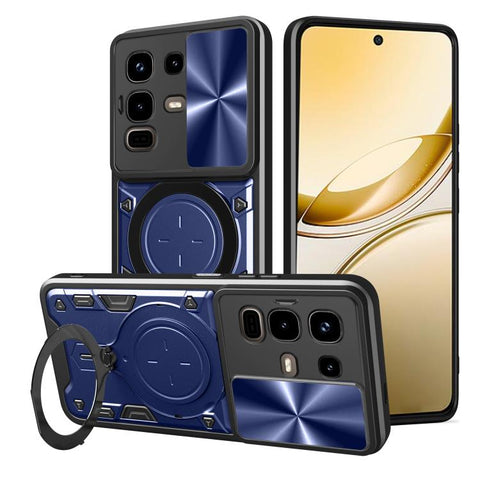 CD Texture Sliding Camshield Magnetic Holder Phone Case, For Infinix Hot 70 5G, For Infinix Note 60 Ultra 5G, For Infinix Note Edge 5G, For Infinix Note 60 Pro 5G, For Infinix GT 30 Pro, For Infinix Note 50s, For Infinix Note 50x                       ...