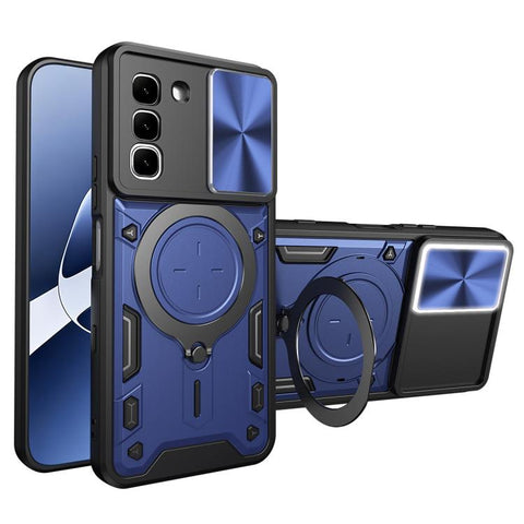 CD Texture Sliding Camshield Magnetic Holder Phone Case, For Infinix Hot 70 5G, For Infinix Note 60 Ultra 5G, For Infinix Note Edge 5G, For Infinix Note 60 Pro 5G, For Infinix GT 30 Pro, For Infinix Note 50s, For Infinix Note 50x                       ...