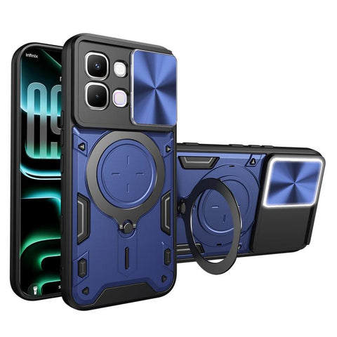CD Texture Sliding Camshield Magnetic Holder Phone Case, For Infinix Hot 70 5G, For Infinix Note 60 Ultra 5G, For Infinix Note Edge 5G, For Infinix Note 60 Pro 5G, For Infinix GT 30 Pro, For Infinix Note 50s, For Infinix Note 50x                       ...