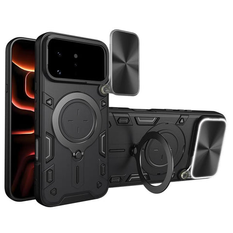 CD Texture Sliding Camshield Magnetic Holder Phone Case, For Infinix Hot 70 5G, For Infinix Note 60 Ultra 5G, For Infinix Note Edge 5G, For Infinix Note 60 Pro 5G, For Infinix GT 30 Pro, For Infinix Note 50s, For Infinix Note 50x                       ...
