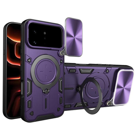 CD Texture Sliding Camshield Magnetic Holder Phone Case, For Infinix Hot 70 5G, For Infinix Note 60 Ultra 5G, For Infinix Note Edge 5G, For Infinix Note 60 Pro 5G, For Infinix GT 30 Pro, For Infinix Note 50s, For Infinix Note 50x                       ...