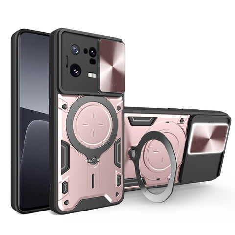 CD Texture Sliding Camshield Magnetic Holder Phone Case, For Xiaomi Redmi Note 12S 4G, For Xiaomi Redmi Note 12 4G, For Xiaomi Redmi Note 12 Pro 5G, For Xiaomi Redmi 12C, For Xiaomi 13 Lite / Civi 2 5G, For Xiaomi 13 Pro, For Xiaomi 13                 ...