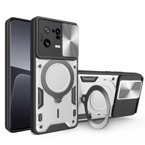 CD Texture Sliding Camshield Magnetic Holder Phone Case, For Xiaomi Redmi Note 12S 4G, For Xiaomi Redmi Note 12 4G, For Xiaomi Redmi Note 12 Pro 5G, For Xiaomi Redmi 12C, For Xiaomi 13 Lite / Civi 2 5G, For Xiaomi 13 Pro, For Xiaomi 13                 ...