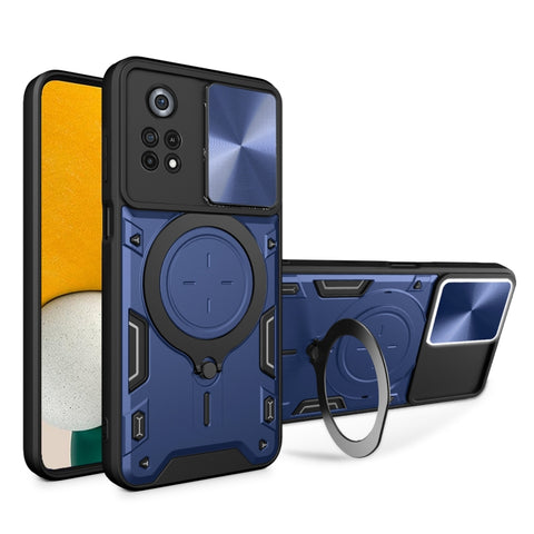 CD Texture Sliding Camshield Magnetic Holder Phone Case, For Xiaomi Poco M5 5G, For Xiaomi Redmi A1 4G, For Xiaomi Redmi Note 11 Global, For Xiaomi Redmi K40S / Poco F4, For Xiaomi Poco M4 Pro 4G, For Xiaomi Poco X4 Pro 5G, For Xiaomi Redmi Note 11 4G ...