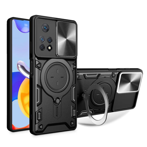 CD Texture Sliding Camshield Magnetic Holder Phone Case, For Xiaomi Poco M5 5G, For Xiaomi Redmi A1 4G, For Xiaomi Redmi Note 11 Global, For Xiaomi Redmi K40S / Poco F4, For Xiaomi Poco M4 Pro 4G, For Xiaomi Poco X4 Pro 5G, For Xiaomi Redmi Note 11 4G ...