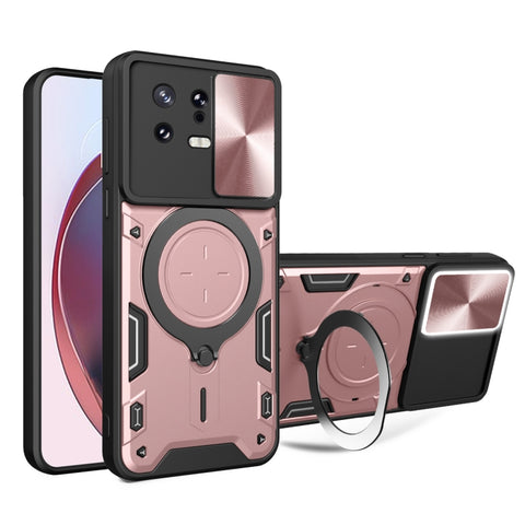 CD Texture Sliding Camshield Magnetic Holder Phone Case, For Xiaomi Redmi Note 12S 4G, For Xiaomi Redmi Note 12 4G, For Xiaomi Redmi Note 12 Pro 5G, For Xiaomi Redmi 12C, For Xiaomi 13 Lite / Civi 2 5G, For Xiaomi 13 Pro, For Xiaomi 13                 ...