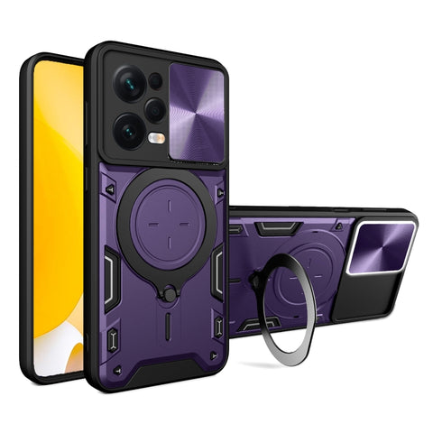 CD Texture Sliding Camshield Magnetic Holder Phone Case, For Xiaomi Redmi Note 12S 4G, For Xiaomi Redmi Note 12 4G, For Xiaomi Redmi Note 12 Pro 5G, For Xiaomi Redmi 12C, For Xiaomi 13 Lite / Civi 2 5G, For Xiaomi 13 Pro, For Xiaomi 13                 ...
