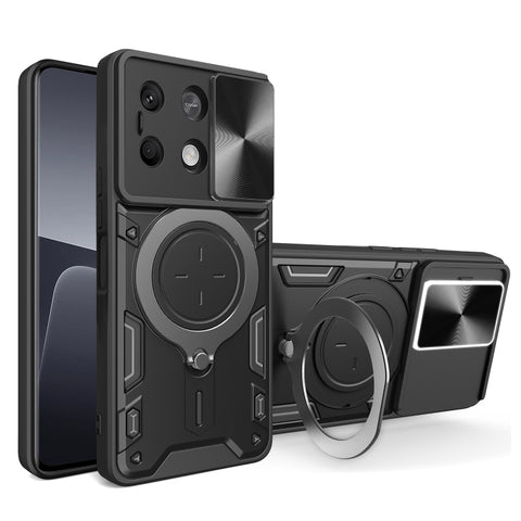 CD Texture Sliding Camshield Magnetic Holder Phone Case, For Xiaomi Redmi A3, For Xiaomi Redmi 13C 5G Global, For Xiaomi Redmi Note 13 5G, For Xiaomi Redmi 13C 4G, For Xiaomi Redmi Note 13 Pro 5G, For Xiaomi 13T / Redmi K60 Ultra                       ...