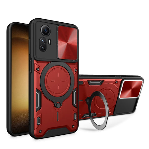 CD Texture Sliding Camshield Magnetic Holder Phone Case, For Xiaomi Redmi Note 12S 4G, For Xiaomi Redmi Note 12 4G, For Xiaomi Redmi Note 12 Pro 5G, For Xiaomi Redmi 12C, For Xiaomi 13 Lite / Civi 2 5G, For Xiaomi 13 Pro, For Xiaomi 13                 ...
