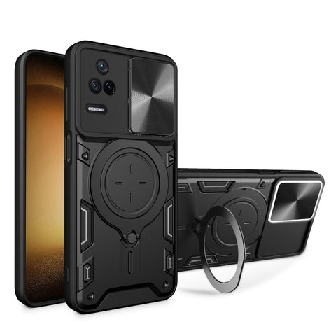CD Texture Sliding Camshield Magnetic Holder Phone Case, For Xiaomi Poco M5 5G, For Xiaomi Redmi A1 4G, For Xiaomi Redmi Note 11 Global, For Xiaomi Redmi K40S / Poco F4, For Xiaomi Poco M4 Pro 4G, For Xiaomi Poco X4 Pro 5G, For Xiaomi Redmi Note 11 4G ...