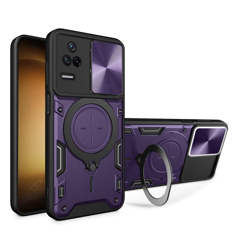 CD Texture Sliding Camshield Magnetic Holder Phone Case, For Xiaomi Poco M5 5G, For Xiaomi Redmi A1 4G, For Xiaomi Redmi Note 11 Global, For Xiaomi Redmi K40S / Poco F4, For Xiaomi Poco M4 Pro 4G, For Xiaomi Poco X4 Pro 5G, For Xiaomi Redmi Note 11 4G ...