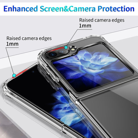 Shockproof Thickening Acrylic Protective Case, For Samsung Galaxy Z Flip5