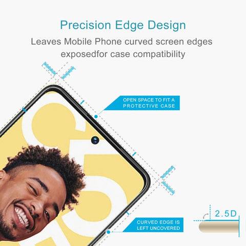 0.26mm 9H 2.5D Tempered Glass Film, For Realme C55 / narzo N55 / Narzo 60x