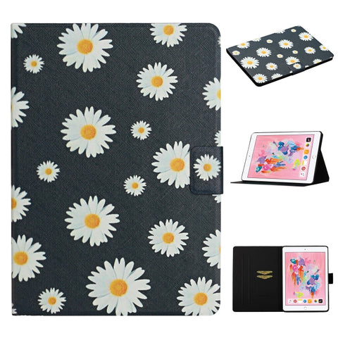 Flower Pattern Horizontal Flip Leather Case with Card Slots & Holder, For Samsung Galaxy Tab S6, For Amazon Kindle Fire 7 (2019), For Amazon Kindle Fire HD 8 (2020), For Amazon Kindle Fire HD 10, For iPad 5, For iPad 10.2, For iPad Pro 10.5 inch       ...