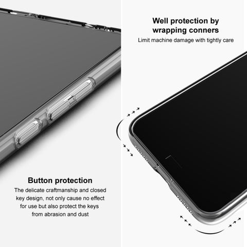 IMAK UX-5 Series Transparent Shockproof TPU Phone Case, For Samsung Galaxy A24 4G, For Samsung Galaxy S23 FE 5G