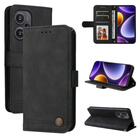 Skin Feel Life Tree Metal Button Leather Phone Case, For Xiaomi Redmi 13C 4G, For Xiaomi Redmi Note13 Pro+ 5G Global, For Xiaomi Redmi Note13 Pro 5G Global, For Xiaomi 13T / Redmi K60 Ultra, For Xiaomi Redmi K70 / K70 Pro, For Xiaomi Redmi Poco F5     ...