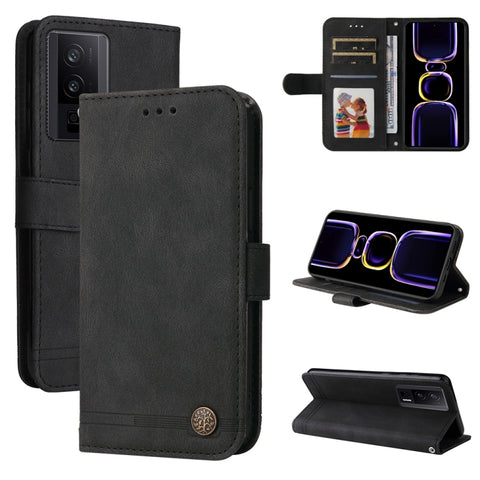 Skin Feel Life Tree Metal Button Leather Phone Case, For Xiaomi Redmi 13C 4G, For Xiaomi Redmi Note13 Pro+ 5G Global, For Xiaomi Redmi Note13 Pro 5G Global, For Xiaomi 13T / Redmi K60 Ultra, For Xiaomi Redmi K70 / K70 Pro, For Xiaomi Redmi Poco F5     ...
