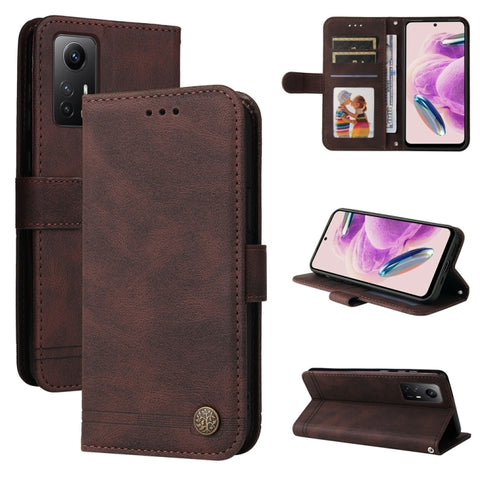 Skin Feel Life Tree Metal Button Leather Phone Case, For Xiaomi Redmi 13C 4G, For Xiaomi Redmi Note13 Pro+ 5G Global, For Xiaomi Redmi Note13 Pro 5G Global, For Xiaomi 13T / Redmi K60 Ultra, For Xiaomi Redmi K70 / K70 Pro, For Xiaomi Redmi Poco F5     ...