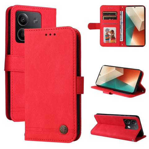 Skin Feel Life Tree Metal Button Leather Phone Case, For Xiaomi Poco F6, For Xiaomi Redmi A3, For Xiaomi Redmi Note13 Pro 4G Global/Poco M6 Pro 4G, For Xiaomi Redmi Note13 4G, For Xiaomi Redmi K70E, For Xiaomi 14 Ultra, For Xiaomi 14 Pro, For Xiaomi 14...