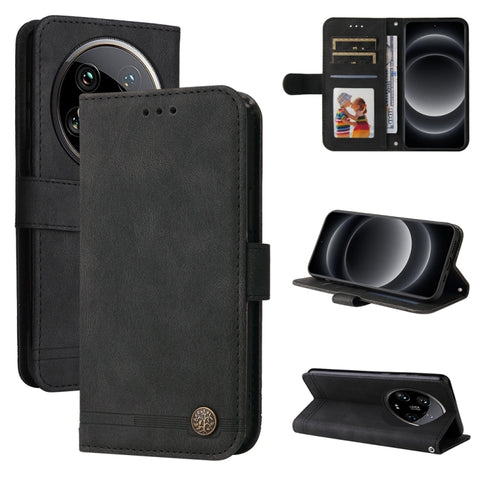Skin Feel Life Tree Metal Button Leather Phone Case, For Xiaomi Poco F6, For Xiaomi Redmi A3, For Xiaomi Redmi Note13 Pro 4G Global/Poco M6 Pro 4G, For Xiaomi Redmi Note13 4G, For Xiaomi Redmi K70E, For Xiaomi 14 Ultra, For Xiaomi 14 Pro, For Xiaomi 14...
